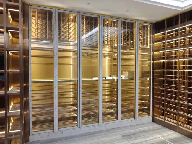 不锈钢恒温酒柜